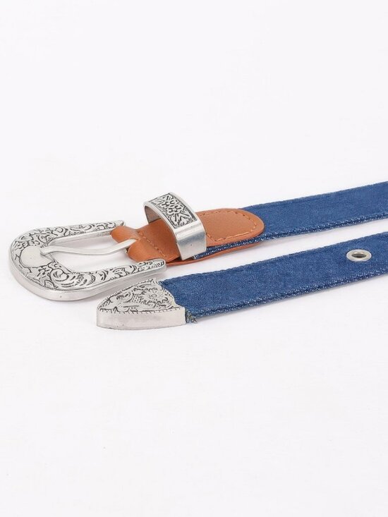 Denim Multi Metal Buckle